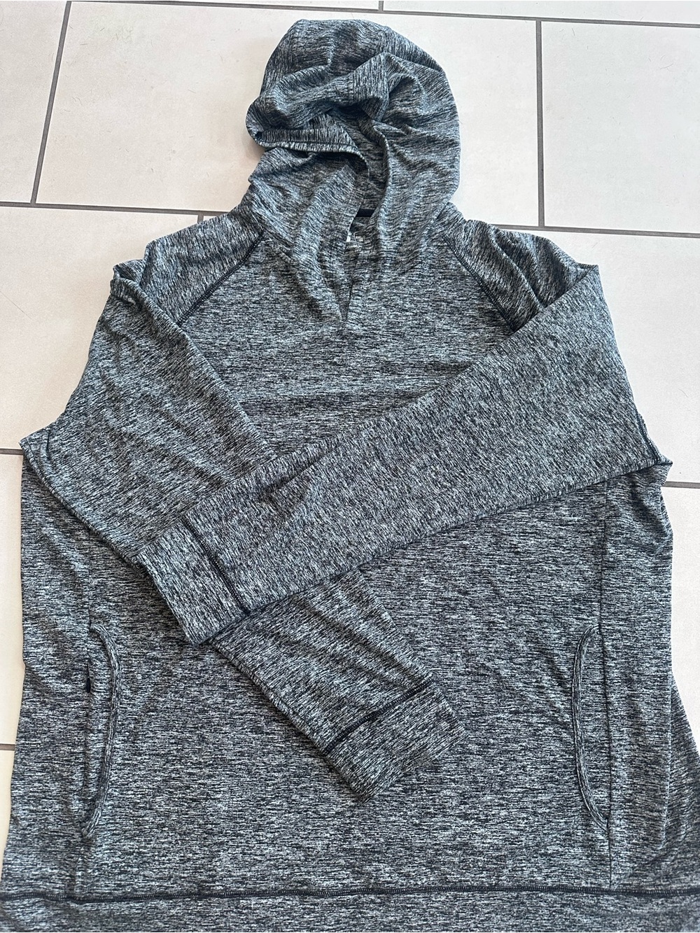 Russell Athletic Heather Gray Pullover Hoodie